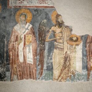 Christ, St. Achileos, St. John the Baptist and unidentified saint