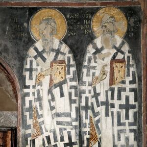Serbian archbishops St.Eustathios I and St. Ioannikios I