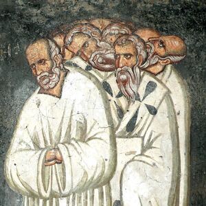 The Fifth Ecumenical council, detail