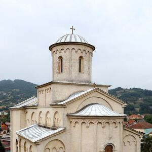 View of the church of the eastern side