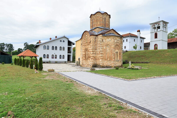 Monastery and church from the southeast side