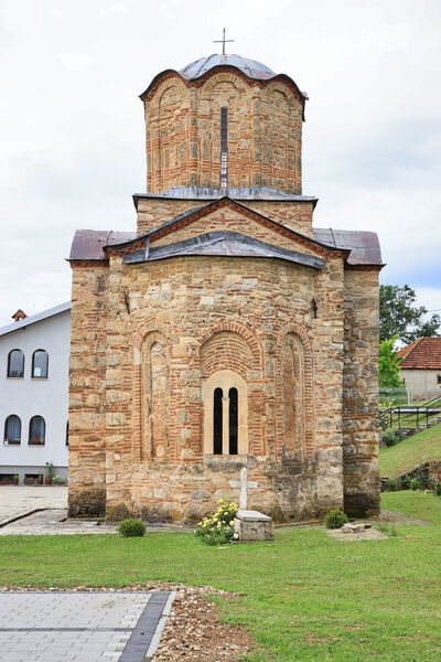 East side of the church