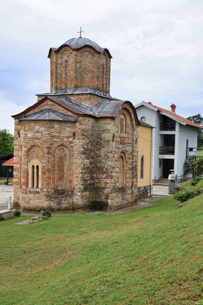 Northeast side of the church