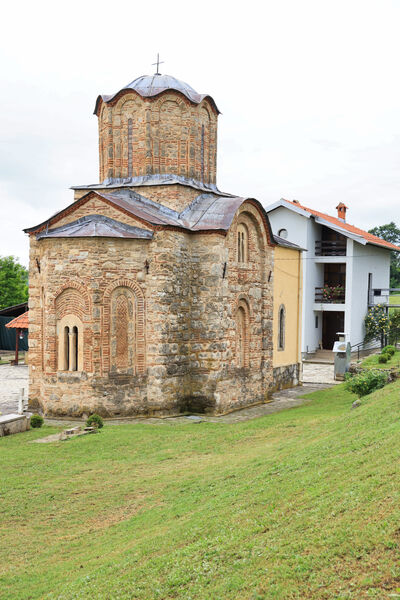 Northeast side of the church