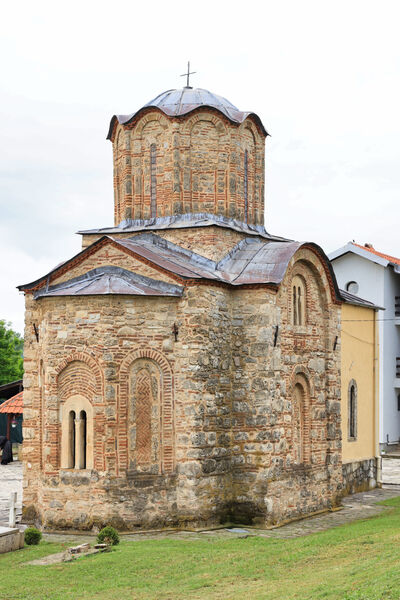 Northeast side of the church