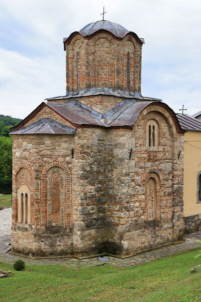 Northeast side of the church