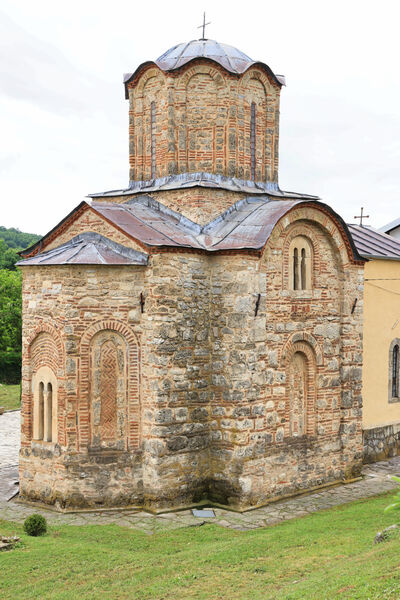 Northeast side of the church