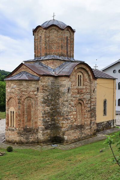 Northeast side of the church