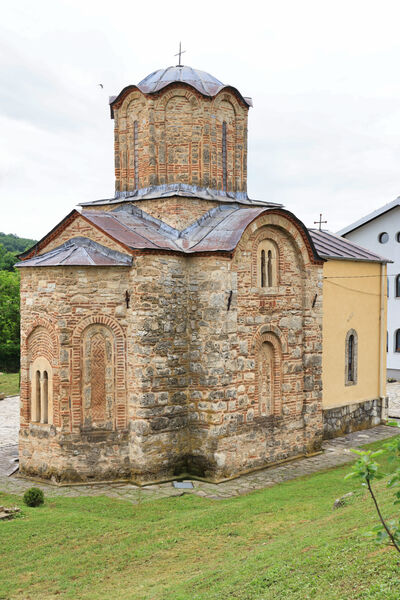 Northeast side of the church