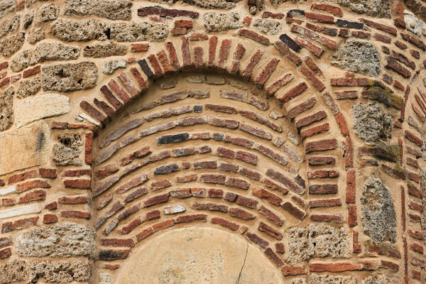 Lunette above biphora of the sanctuary apse