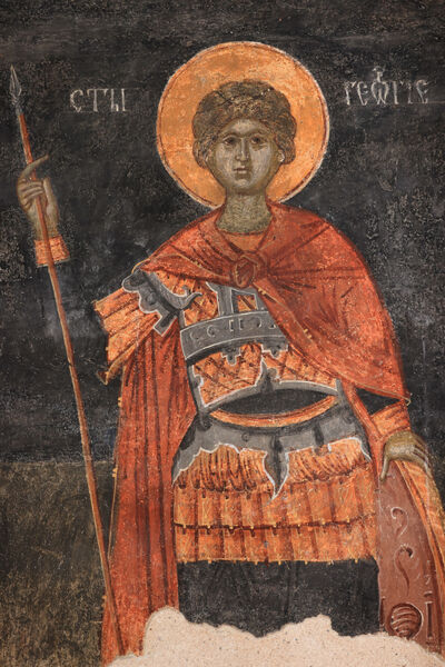 St. George, detail