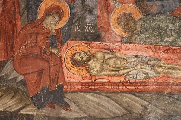 Lamentation of Christ, detail