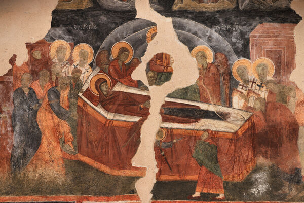 Dormition of the Mother of God, detail