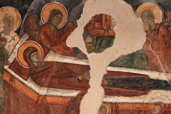 Dormition of the Mother of God, detail