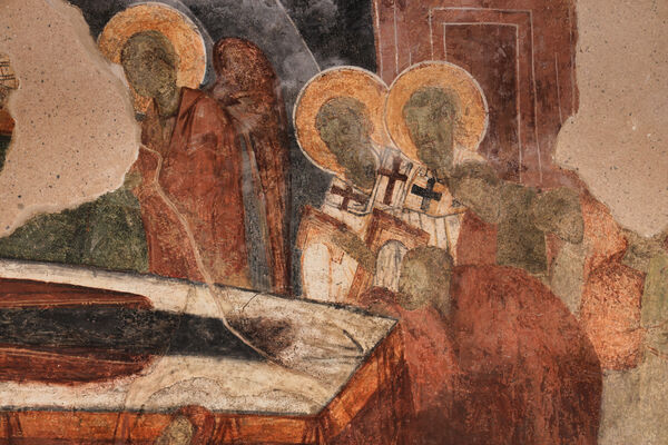 Dormition of the Mother of God, detail