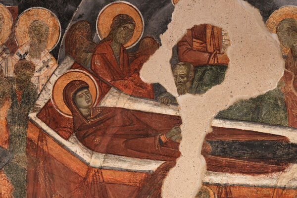 Dormition of the Mother of God, detail