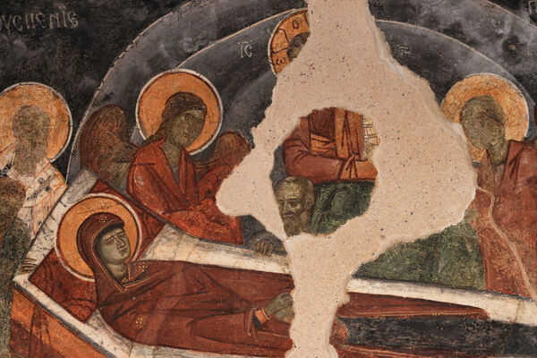 Dormition of the Mother of God, detail