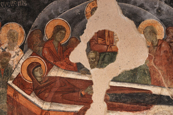 Dormition of the Mother of God, detail