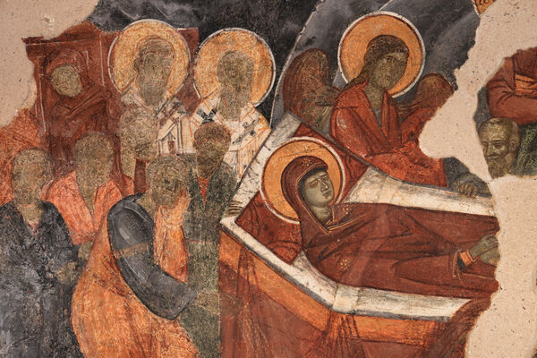 Dormition of the Mother of God, detail