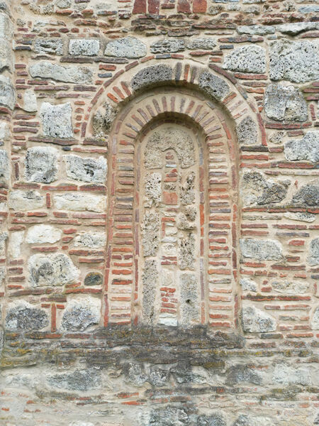 Window of the north facade of the nave