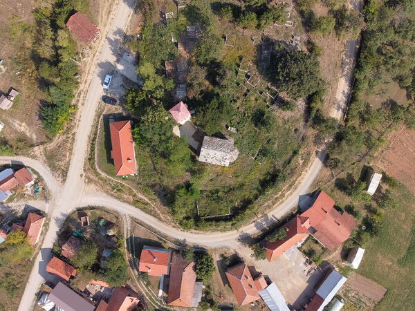 Crkolez, surrounding, drone view