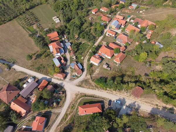 Crkolez, surrounding, drone view