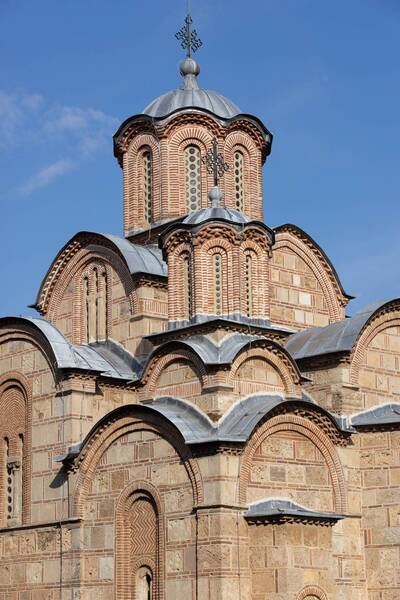 Details of the church from the southeast