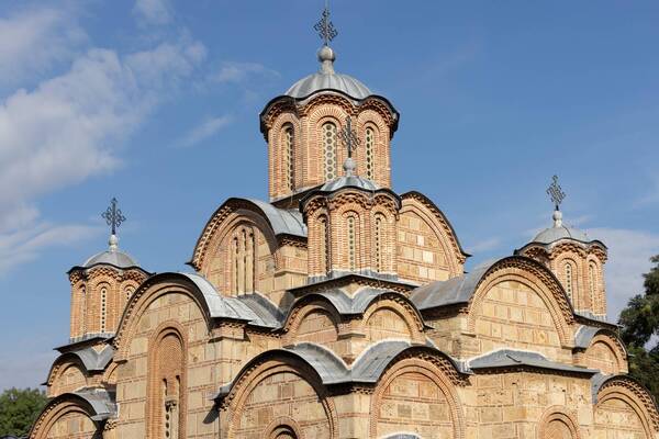 Details of the church from the southeast