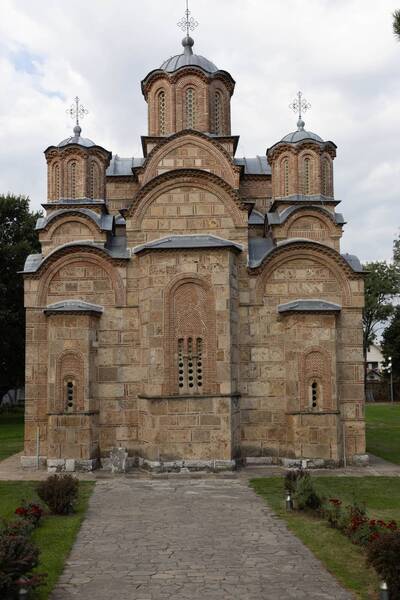 East side of the church