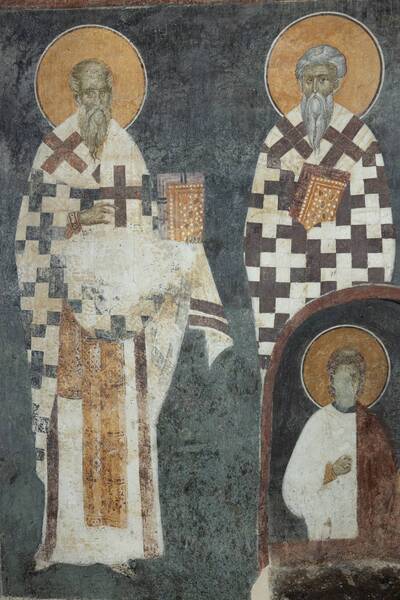 Two unidentified bishops