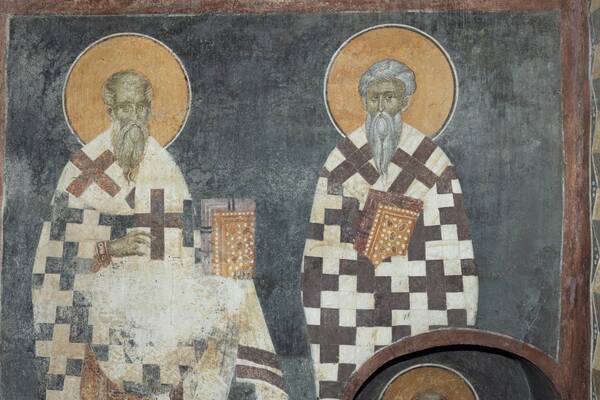 Two unidentified bishops