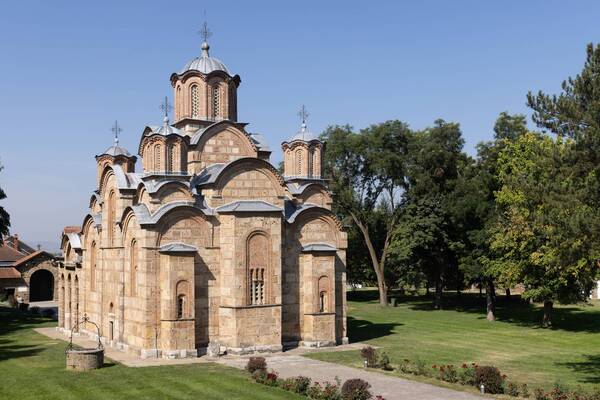 East side of the church