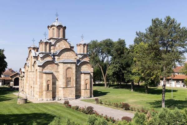 East side of the church