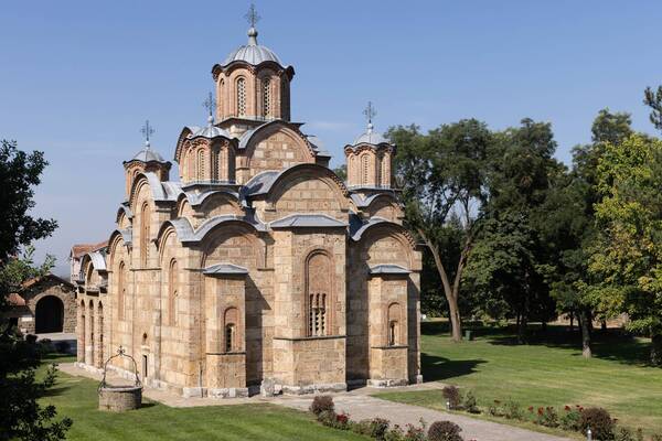 East side of the church