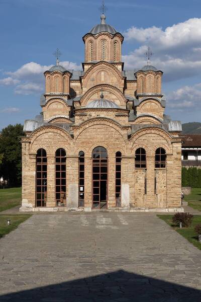 Western view of the church