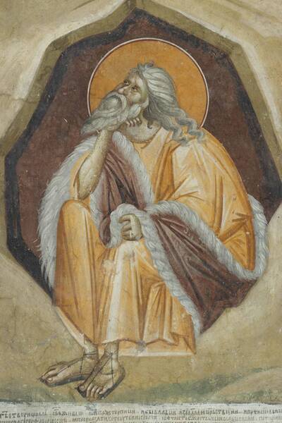 Prophet Elijah in the cave