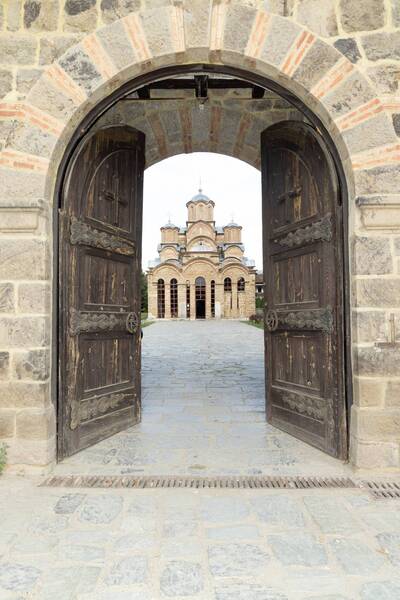 Entrance to the monastery