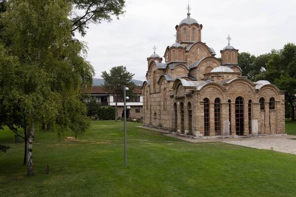 Northwest view of the church