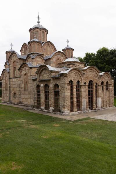 Northwest view of the church