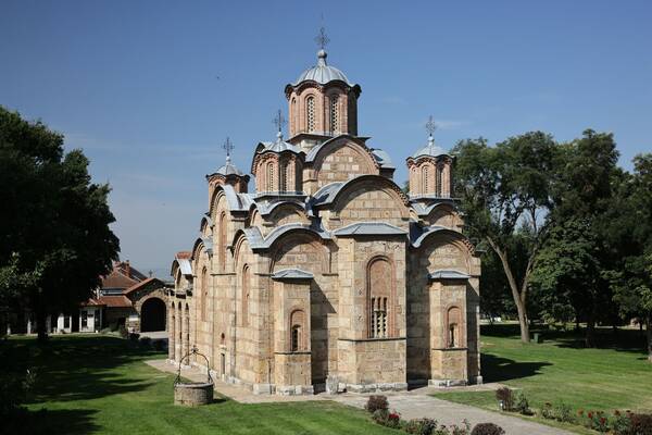 East side of the church