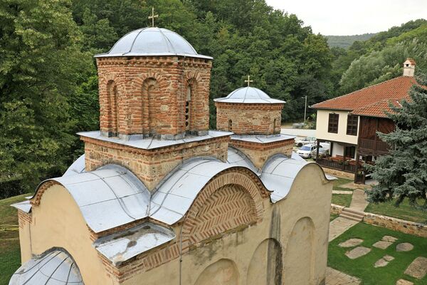 Domes and vaults of the church