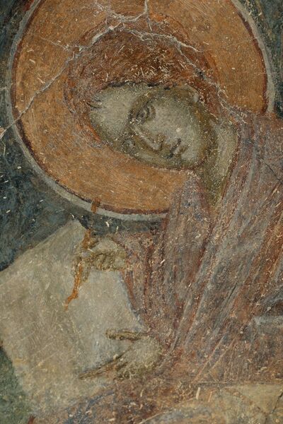 John the Evangelist with Prochorus, detail