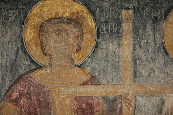 St Constantine, detail