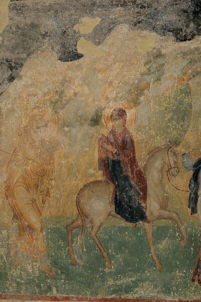 Flight to Egypt, detail