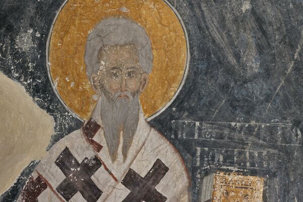 St Ignatius Theophorus, detail