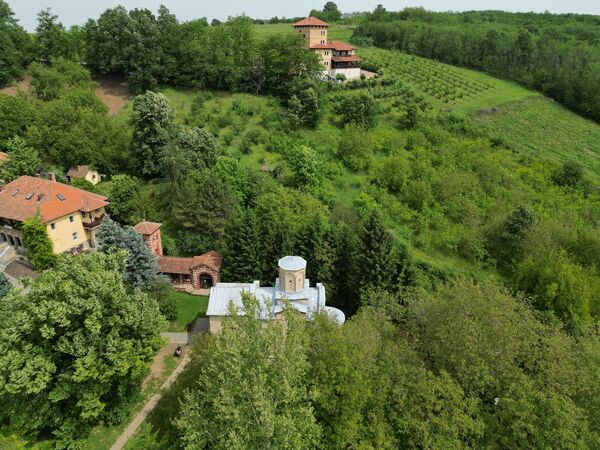 View of part of the monastery from above