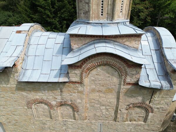 View of the vaults from above