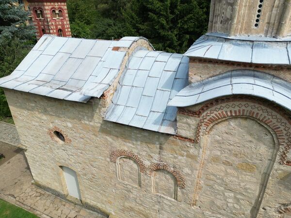 View of the church vaults