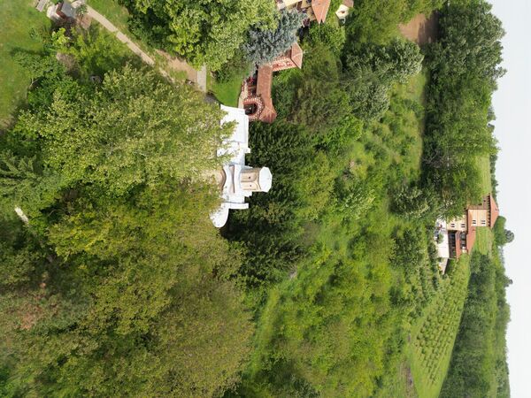 View of part of the monastery from above