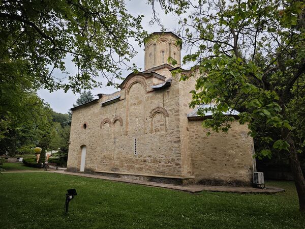 Southeast side of the church